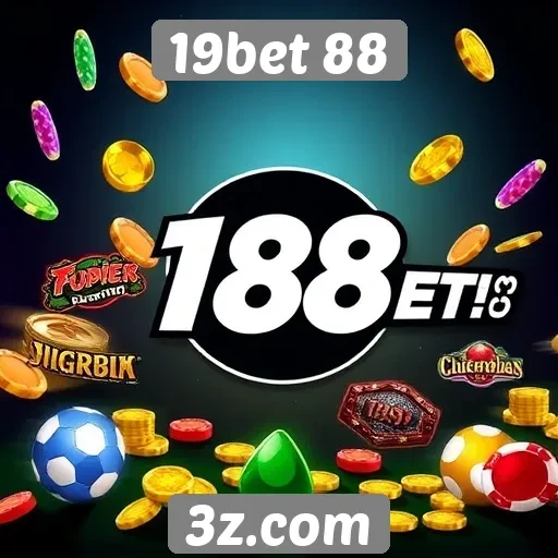 Variedade de jogos disponíveis na 19bet 88